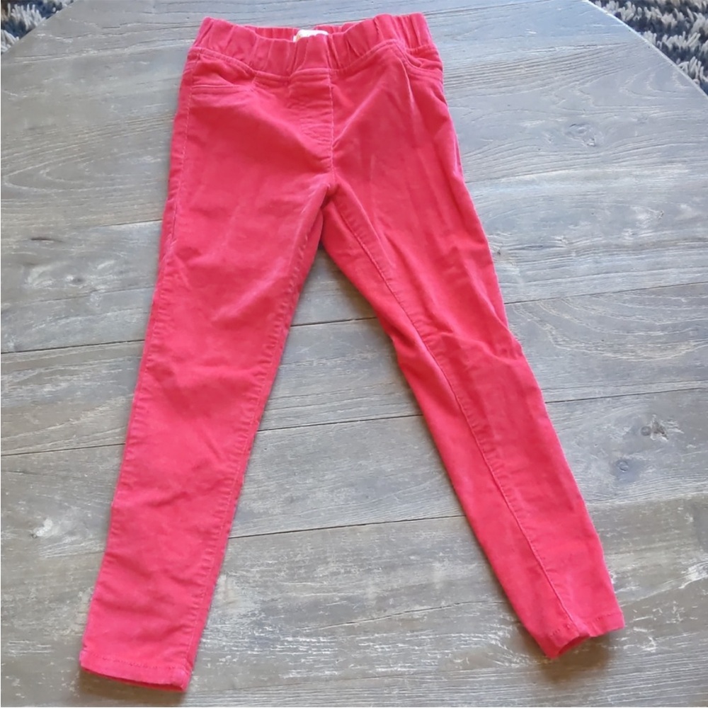 Mini Boden Red corduroy Pants size 6.